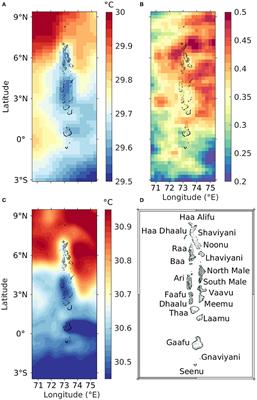 Climatic and Oceanographic Controls on Coral Bleaching Conditions in the Maldivian Region